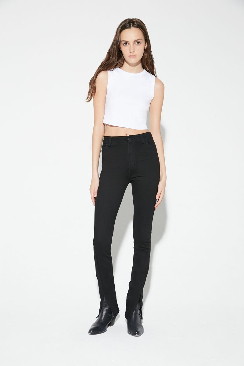 JEANS SPLIT BLACK 